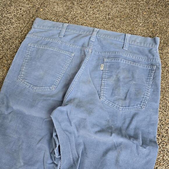 Vtg 70s 80s LEVI'S 517 Style Earthtone Flare Corduroy Pants 35 x 28 Fit USA - Picture 2 of 8